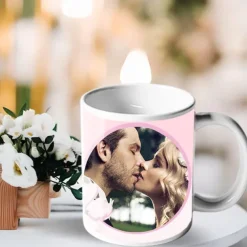 Personalized Photo Coffee Mug - Custom Wedding Gift for Couple Family Christmas Gift Mug Ceramic Mug 11oz