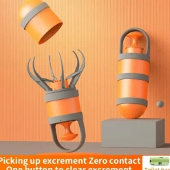 Pet Cleaning Supplies Cartoon Clip Toilet Toilet Bag Outdoor Shovel Pet Toilet Pick Up Device