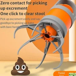 Pet Cleaning Supplies Cartoon Clip Toilet Toilet Bag Outdoor Shovel Pet Toilet Pick Up Device
