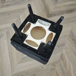 Pet Dog Stair Folding Chair Space Saving 2 in 1 Comfortable Climbing Step for Pets High Bed Dog Lamp Kitten Puppy Small Animal