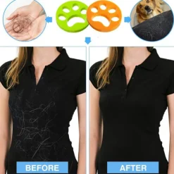 Pet Hair Remover Washable Reusable Modern Contemporary Full Body Silicone 2pcs - Everyday Use Bathroom cleaning Toilet Accessories