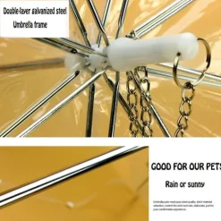 Pet Supplies Pet Umbrella Teddy Small Dog Walking Umbrella With Leash Dog Leash