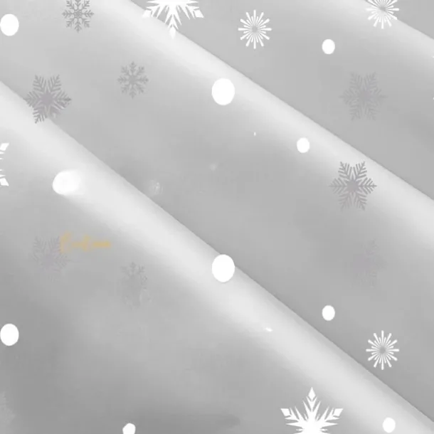 PEVA Shower Curtain Pattern Printed Bath Curtain Waterproof Mildew Proof, Including Hooks 180x180cm 70"x70" 200cm Long