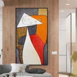 Picasso Oil Painting Famous Abstract Handmade Painted Wall Art On Canvas Modern Home Decor Gift Rolled Canvas No Frame Unstretched Living Room