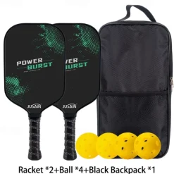 Pickleball Paddle Carbon Fiber Material Pickleball Sports Set