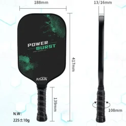 Pickleball Paddle Carbon Fiber Material Pickleball Sports Set