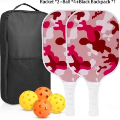 Pickleball Paddle Glass Fiber Material Pickleball Sports Set