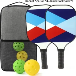 Pickleball Paddle Glass Fiber Material Pickleball Sports Set