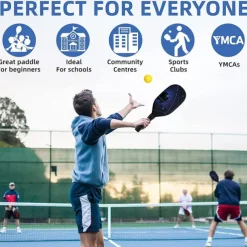 Pickleball Paddle Glass Fiber Material Pickleball Sports Set