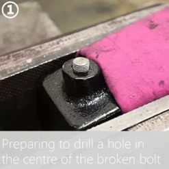 10-Piece Set Broken Head Bolt Screw Cap Extractor - Hexagon Socket Bolt Removal Tool, Chrome Vanadium Steel, for Screws, Bolts, and Studs