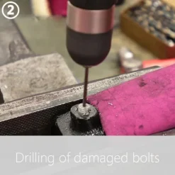 10-Piece Set Broken Head Bolt Screw Cap Extractor - Hexagon Socket Bolt Removal Tool, Chrome Vanadium Steel, for Screws, Bolts, and Studs