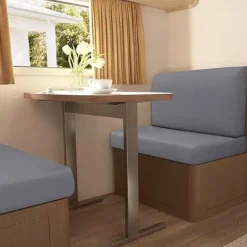 2-Piece Stretch RV Dinette Cushion Covers Milk Silk Sofa Cushion Covers - Perfect for RV Seats, Sofa Pads, and Banquette Cushions - Soft, Durable, and Easy to Install