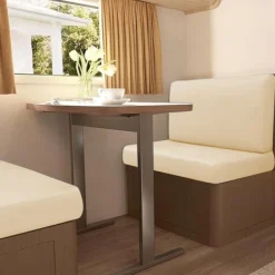 2-Piece Stretch RV Dinette Cushion Covers Milk Silk Sofa Cushion Covers - Perfect for RV Seats, Sofa Pads, and Banquette Cushions - Soft, Durable, and Easy to Install