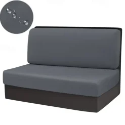 2-Piece Stretch RV Dinette Cushion Covers Milk Silk Sofa Cushion Covers - Perfect for RV Seats, Sofa Pads, and Banquette Cushions - Soft, Durable, and Easy to Install