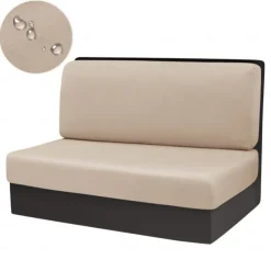 2-Piece Stretch RV Dinette Cushion Covers Milk Silk Sofa Cushion Covers - Perfect for RV Seats, Sofa Pads, and Banquette Cushions - Soft, Durable, and Easy to Install