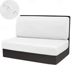 2-Piece Stretch RV Dinette Cushion Covers Milk Silk Sofa Cushion Covers - Perfect for RV Seats, Sofa Pads, and Banquette Cushions - Soft, Durable, and Easy to Install