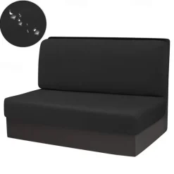 2-Piece Stretch RV Dinette Cushion Covers Milk Silk Sofa Cushion Covers - Perfect for RV Seats, Sofa Pads, and Banquette Cushions - Soft, Durable, and Easy to Install