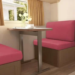 2-Piece Stretch RV Dinette Cushion Covers Milk Silk Sofa Cushion Covers - Perfect for RV Seats, Sofa Pads, and Banquette Cushions - Soft, Durable, and Easy to Install