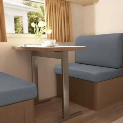 2-Piece Stretch RV Dinette Cushion Covers Milk Silk Sofa Cushion Covers - Perfect for RV Seats, Sofa Pads, and Banquette Cushions - Soft, Durable, and Easy to Install