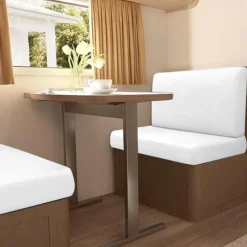 2-Piece Stretch RV Dinette Cushion Covers Milk Silk Sofa Cushion Covers - Perfect for RV Seats, Sofa Pads, and Banquette Cushions - Soft, Durable, and Easy to Install