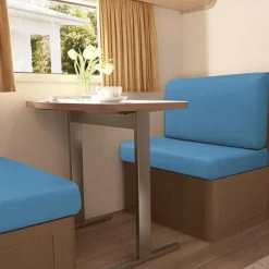 2-Piece Stretch RV Dinette Cushion Covers Milk Silk Sofa Cushion Covers - Perfect for RV Seats, Sofa Pads, and Banquette Cushions - Soft, Durable, and Easy to Install