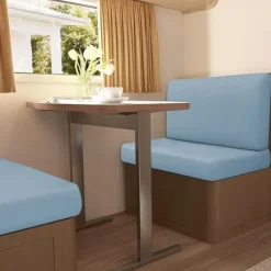 2-Piece Stretch RV Dinette Cushion Covers Milk Silk Sofa Cushion Covers - Perfect for RV Seats, Sofa Pads, and Banquette Cushions - Soft, Durable, and Easy to Install