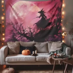 Pink Bats Hanging Tapestry Wall Art Large Tapestry Mural Decor Photograph Backdrop Blanket Curtain Home Bedroom Living Room Decoration