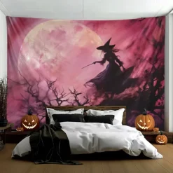 Pink Bats Hanging Tapestry Wall Art Large Tapestry Mural Decor Photograph Backdrop Blanket Curtain Home Bedroom Living Room Decoration