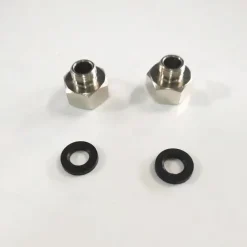 Pipe Fitting Adapter Male G 9/16 Thread To Female G 1/2 Thread 2 pieces (1 pair)