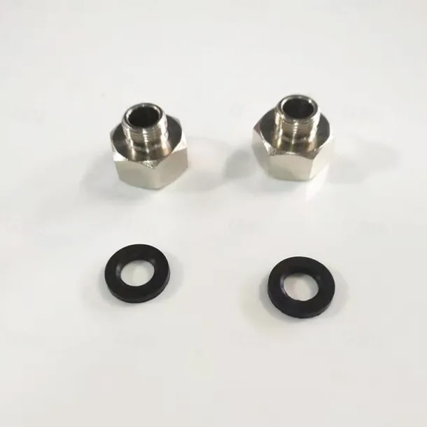 Pipe Fitting Adapter Male G 9/16 Thread To Female G 1/2 Thread 2 pieces (1 pair)