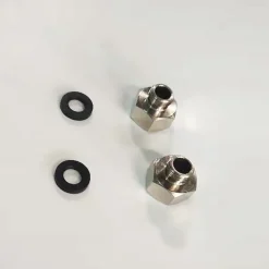 Pipe Fitting Adapter Male G 9/16 Thread To Female G 1/2 Thread 2 pieces (1 pair)