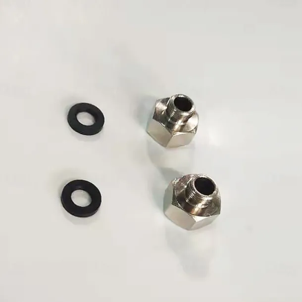 Pipe Fitting Adapter Male G 9/16 Thread To Female G 1/2 Thread 2 pieces (1 pair)