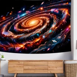 Planet Hanging Tapestry Wall Art Universe Large Tapestry Mural Decor Photograph Backdrop Blanket Curtain Home Bedroom Living Room Decoration