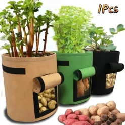 Plant Grow Bags Home Garden Potato Pot Greenhouse Vegetable Growing Bags Moisturizing Jardin Vertical Garden Bag Tools