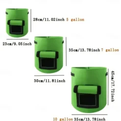 Plant Grow Bags Home Garden Potato Pot Greenhouse Vegetable Growing Bags Moisturizing Jardin Vertical Garden Bag Tools