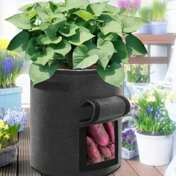 Plant Grow Bags Home Garden Potato Pot Greenhouse Vegetable Growing Bags Moisturizing Jardin Vertical Garden Bag Tools