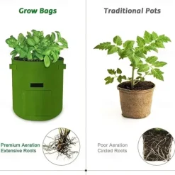 Plant Grow Bags Home Garden Potato Pot Greenhouse Vegetable Growing Bags Moisturizing Jardin Vertical Garden Bag Tools