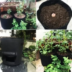 Plant Grow Bags Home Garden Potato Pot Greenhouse Vegetable Growing Bags Moisturizing Jardin Vertical Garden Bag Tools