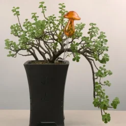 Plant Watering Spike Glass Mushroom Shape Plant Automatic Watering Bulb,for Vacation Potted Plant Watering
