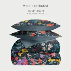 Plants Trees Fowers Floral Duvet Cover Set 2-piece Set 3-piece Set Lightweight Soft Short Plush Set Thickened Felt Square Bed