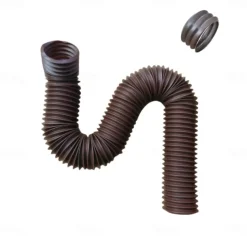 Plastic Downspout Extension - Durable and Flexible Rainwater Drainage Solution with Round Connector for Seamless Piping System Extension, 1pc/2pcs Piece for Home and Garden Use