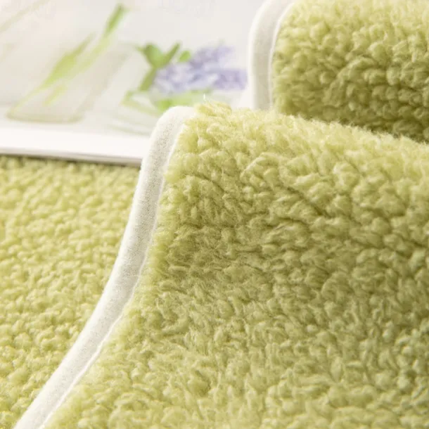 Plush Shaggy Sofa Slipcover Sofa Seat Cover Sectional Couch Covers Floral Jacquard,Furniture Protector Anti-Slip Couch Covers for Dogs Cats Kids(Sold by Piece/Not All Set)