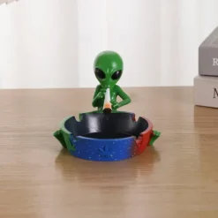 Pocket Ashtray Outdoor Tabletop Ashtrays Alien Ashtray home sitting room decoration desktop ashtray