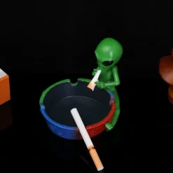 Pocket Ashtray Outdoor Tabletop Ashtrays Alien Ashtray home sitting room decoration desktop ashtray