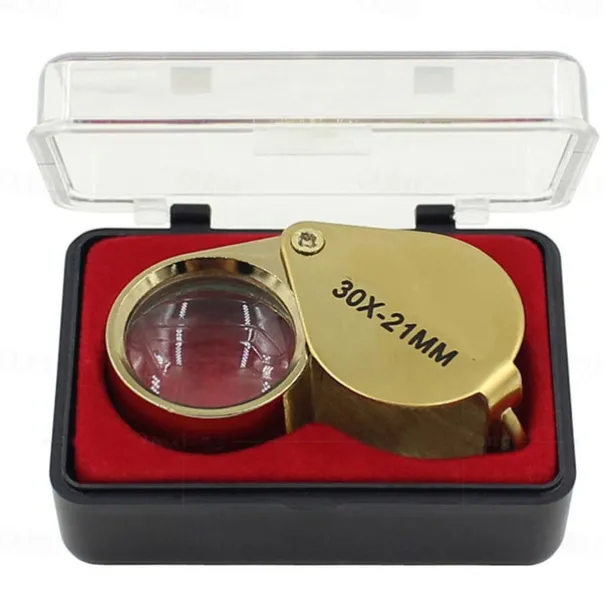 Pocket Jewellers Glass Magnifying Magnifier Jewelry Loupe