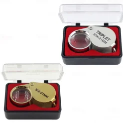 Pocket Jewellers Glass Magnifying Magnifier Jewelry Loupe