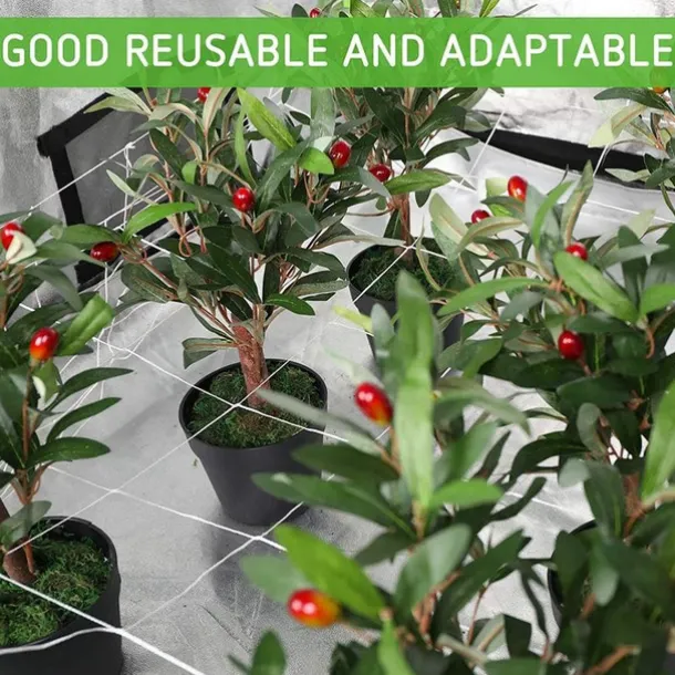 Polyester Pergola For Climbing Plants,5*15Ft Reusable DIY Net For Planting, Garden Supplies, Plant Support Structures