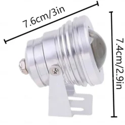 Pond Fountain Light RGB LED Underwater Pool Spotlight with Remote Control 10W Color Changing LED Dimmable 12V for Pool Lighting