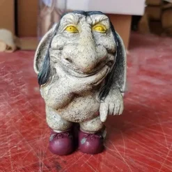 Pondering Sylvester,Ugly Thinking Dwarf Resin Statue Outdoor Courtyard Ornaments Garden Decoration Cynical Lawn Troll Sculpture