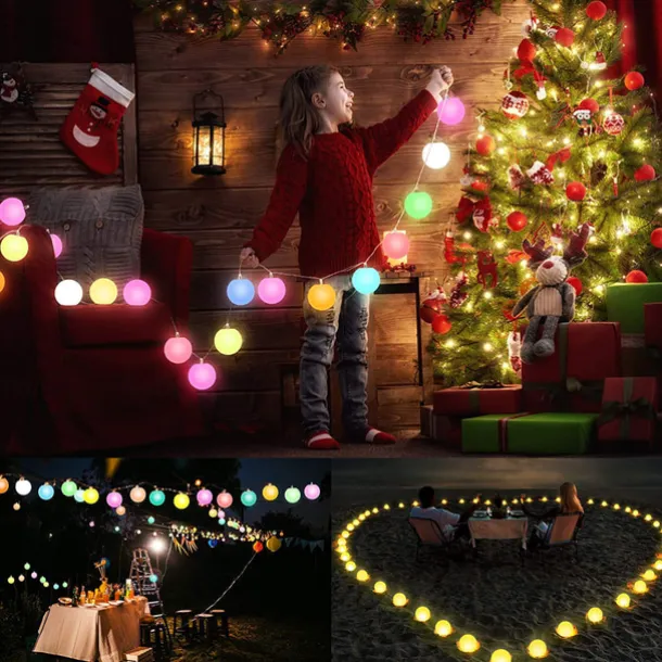 Pool Light Floating Pool Ball Light Color Changing with Remote Control 16 RGB Dimmer Night Light IP65 Waterproof Battery Powered Hot Tub Light Pool Garden Party Luminous Decoration